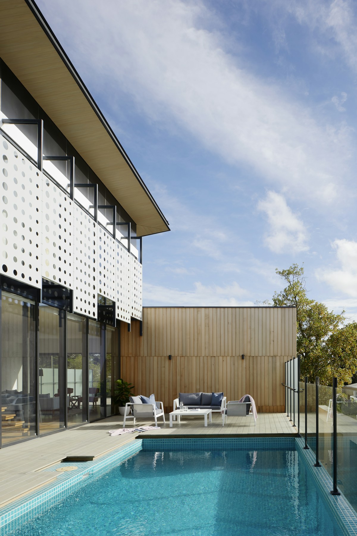 The Meadow Estate vertical outdoor lounge