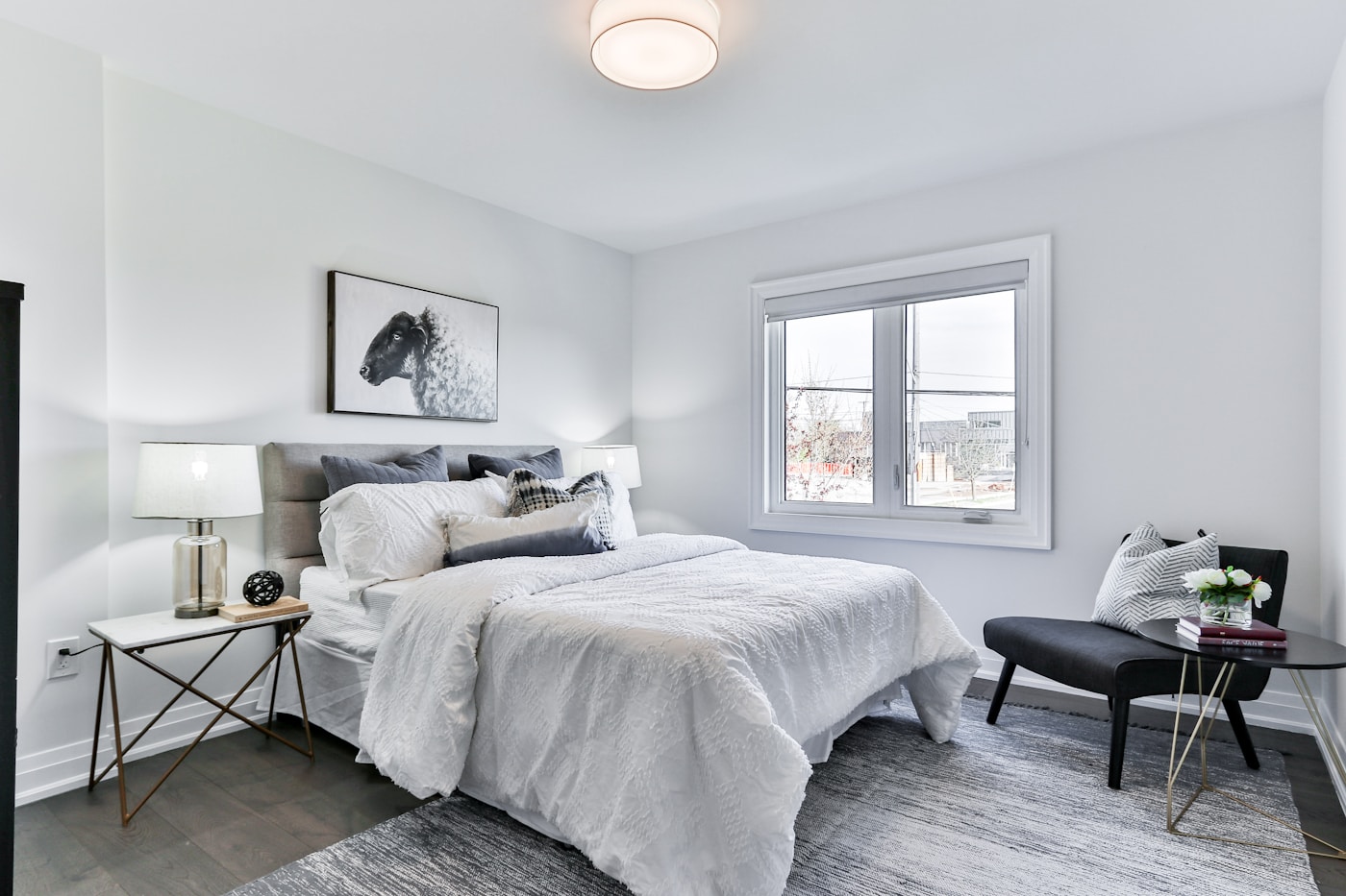 The Orchard Villa master bedroom suite canopy bed