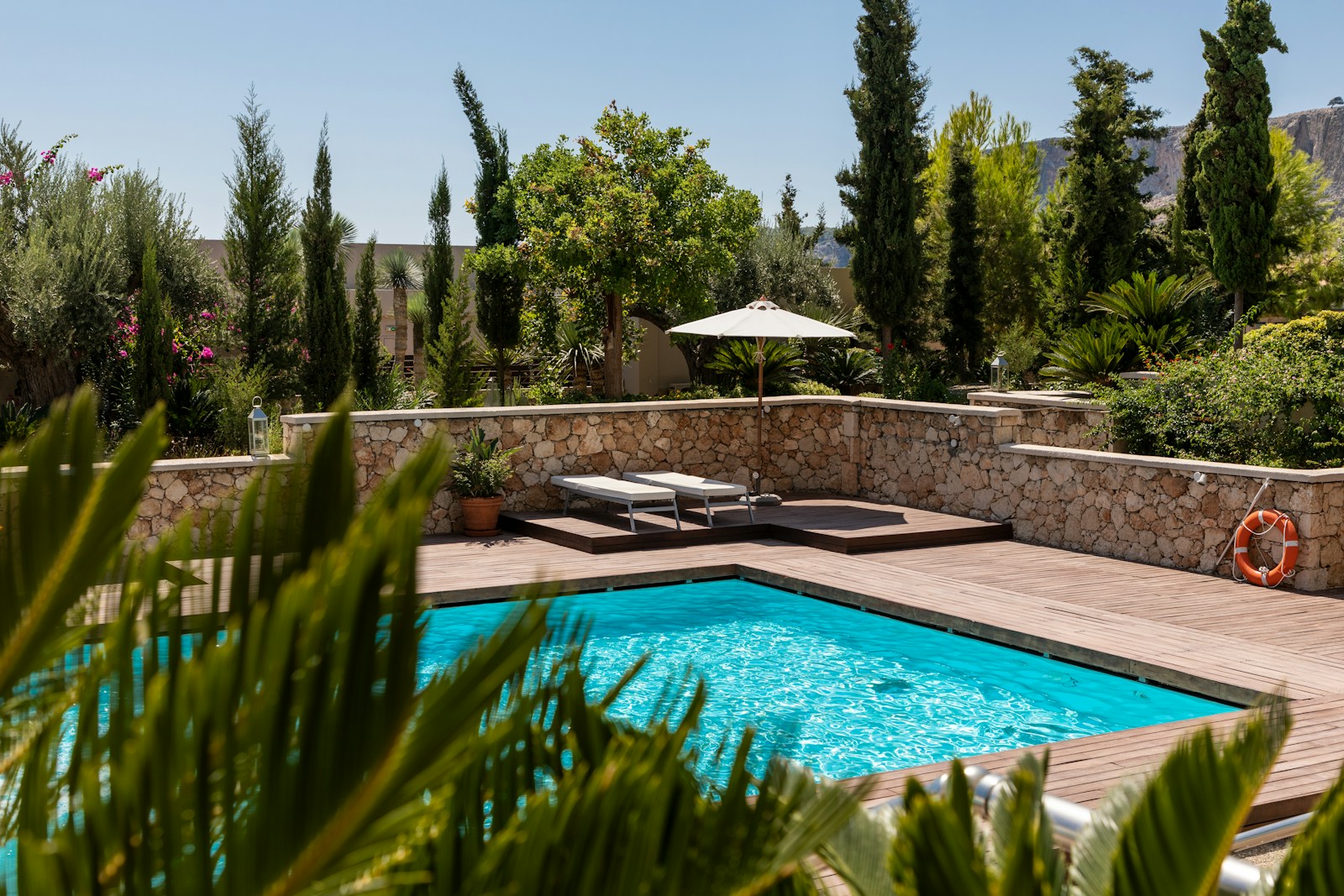 The Solis Estate outdoor pool pavilion